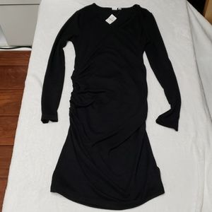 Gap Black Vneck Maternity dress